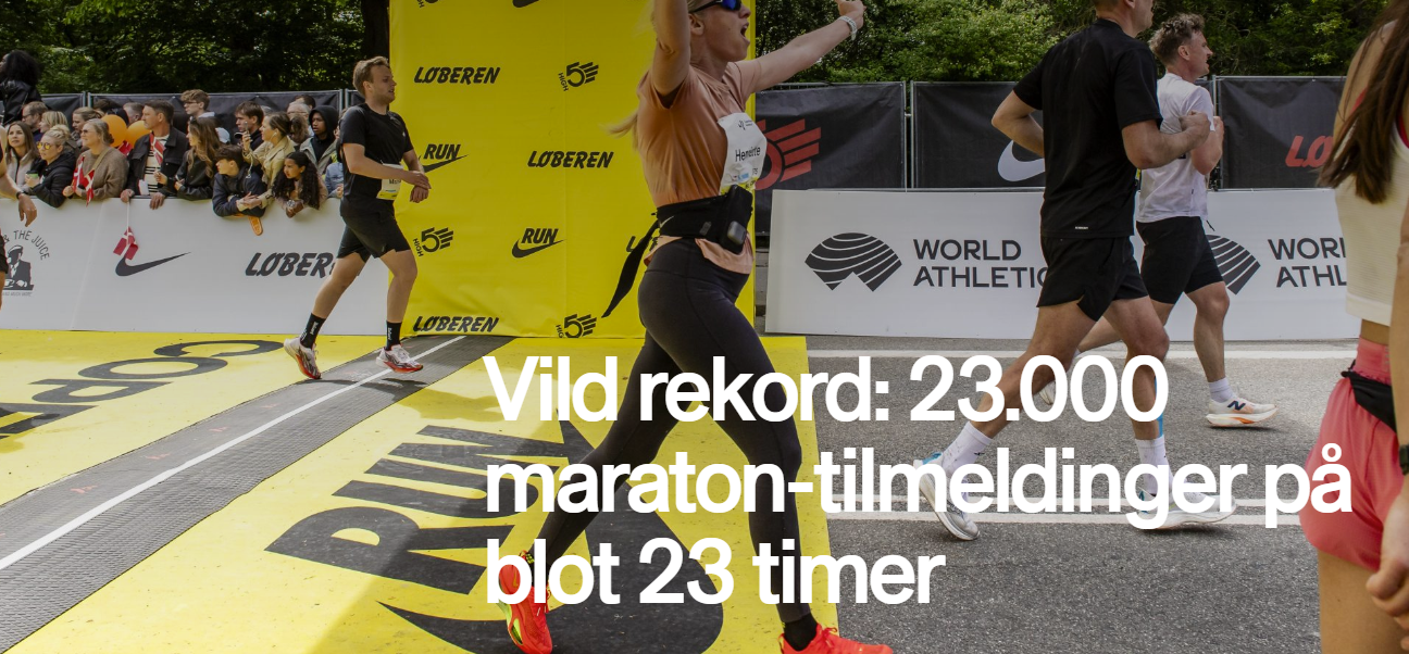 Coach Mikio Karmann hepper løber gennem Københavns gader under Copenhagen Marathon og mærker stemningen fra tilskuerne